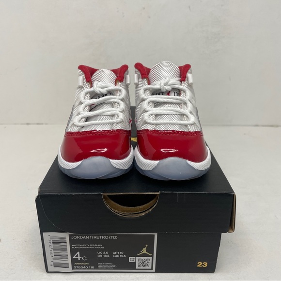 Nike Air Jordan 11 Retro TD “Cherry” 2023 - Picture 2 of 4